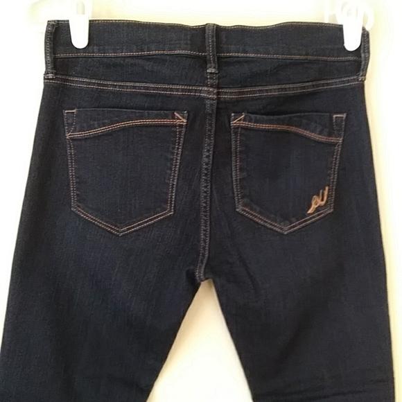 Express One Eleven Mid Rise Legging Jeans 4R Navy Blue - Picture 7 of 14